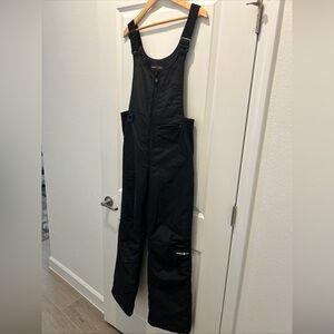 Outdoor Gear Womens Snow Pants Ski Bib Overall Sz M Black Jumpsuit